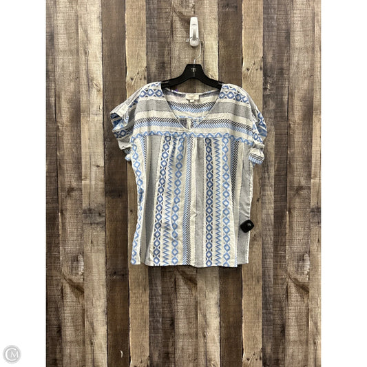 Top Sleeveless By Loft In Multi-colored, Size: L