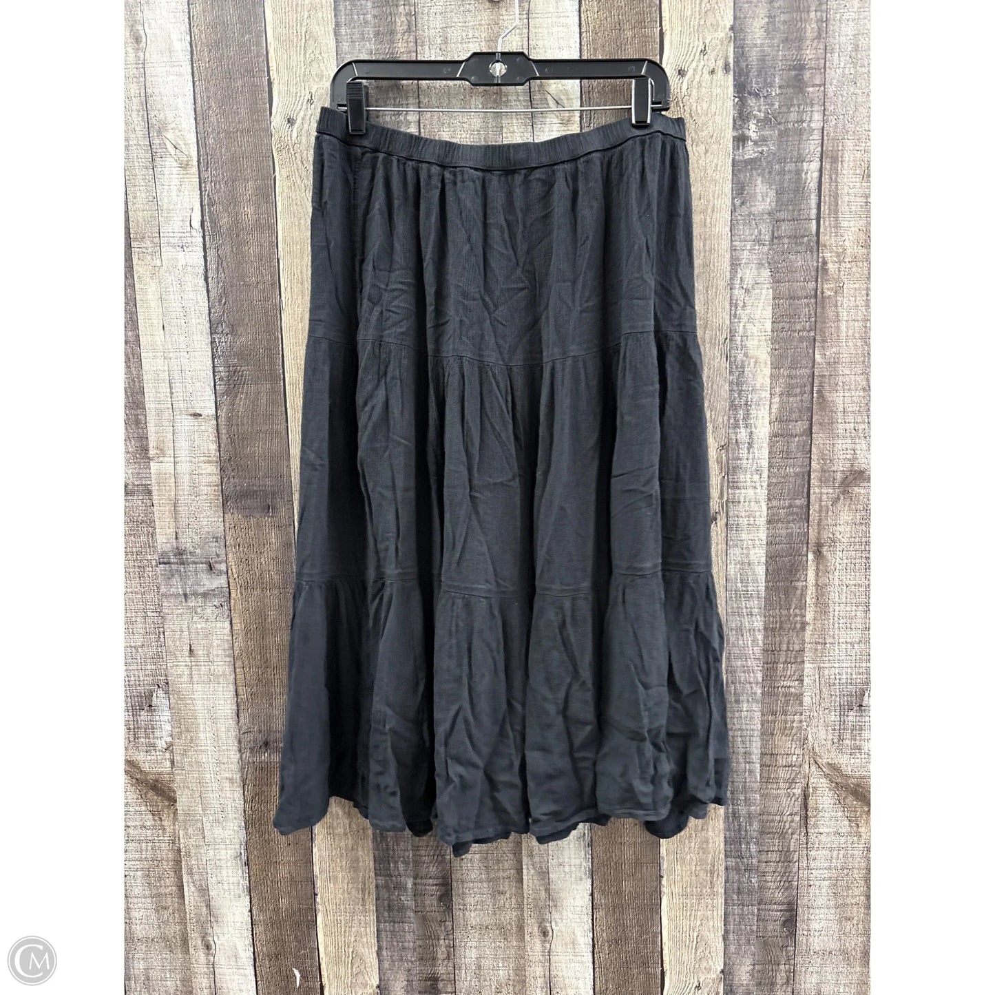 Skirt Maxi By So In Black, Size: L
