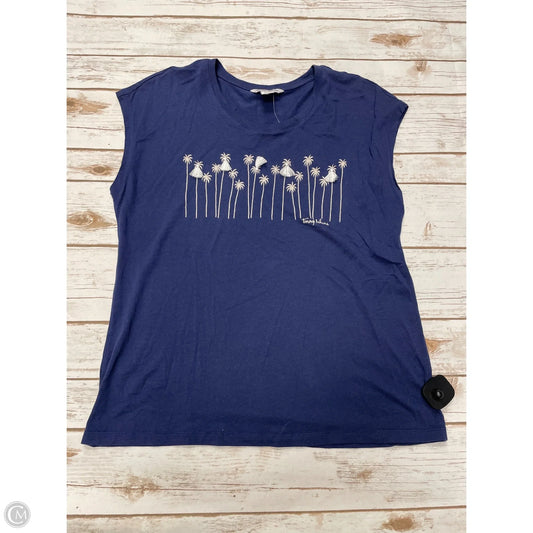 Top Short Sleeve By Tommy Bahama In Blue, Size: M