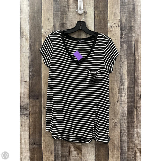 Top Short Sleeve Basic By Cable And Gauge In Striped Pattern, Size: S