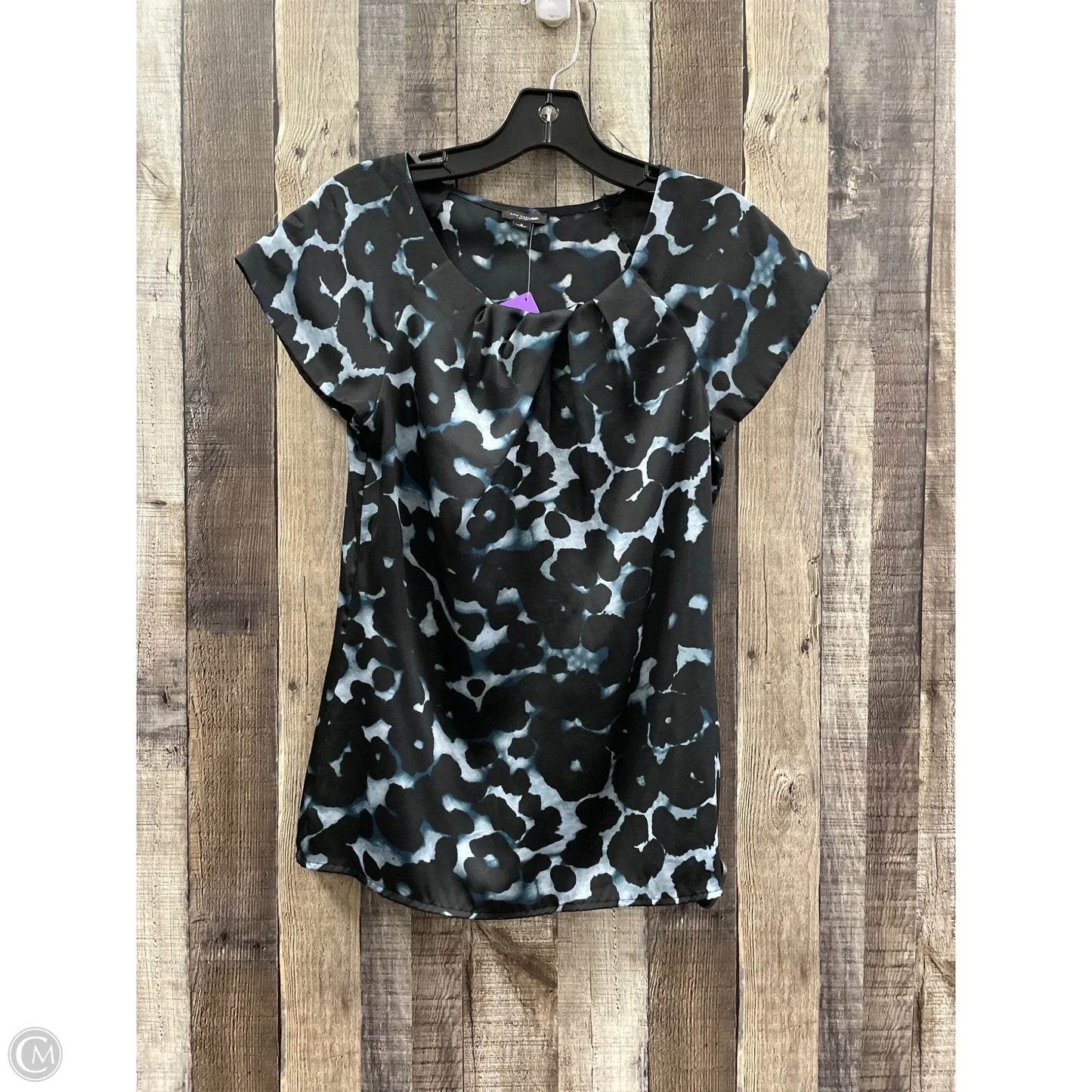 Top Short Sleeve By Ann Taylor In Tie Dye Print, Size: S