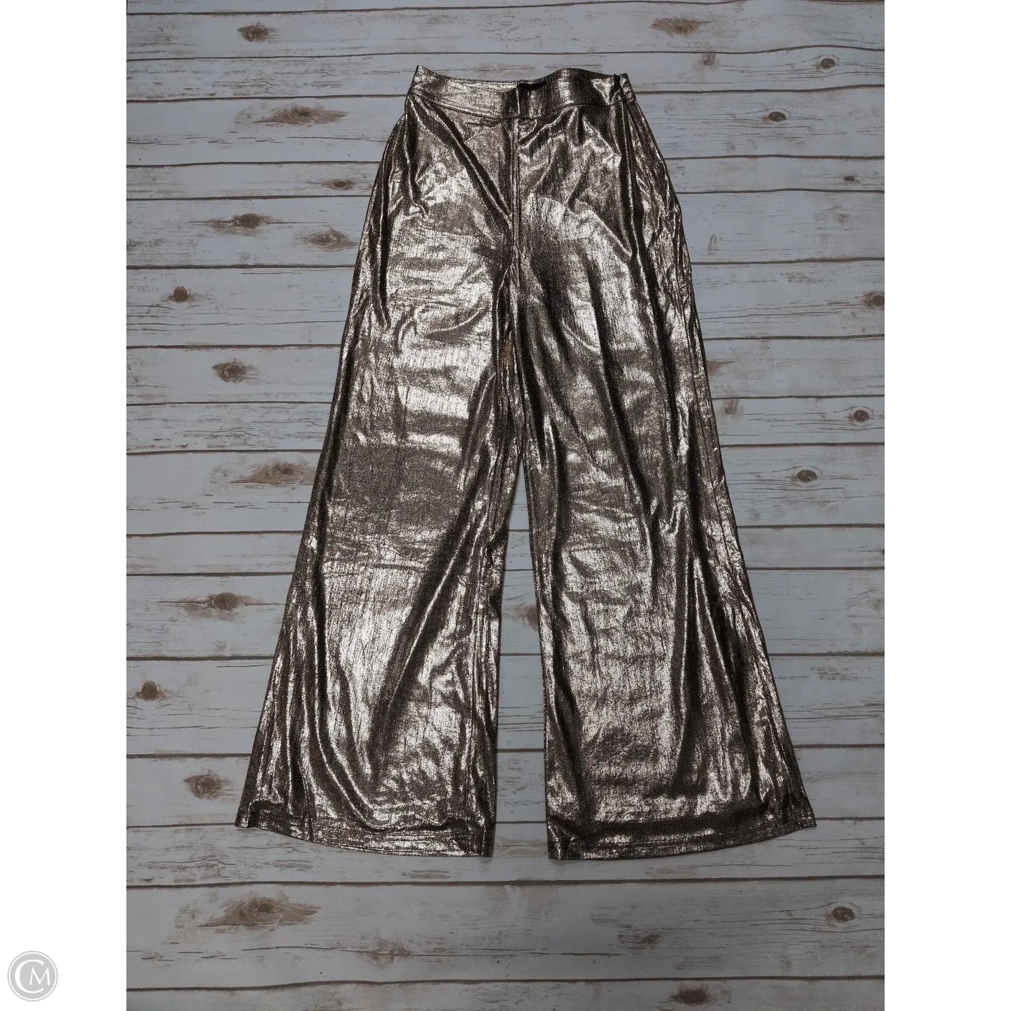 Pants Wide Leg By Sugar Lips In Copper, Size: S