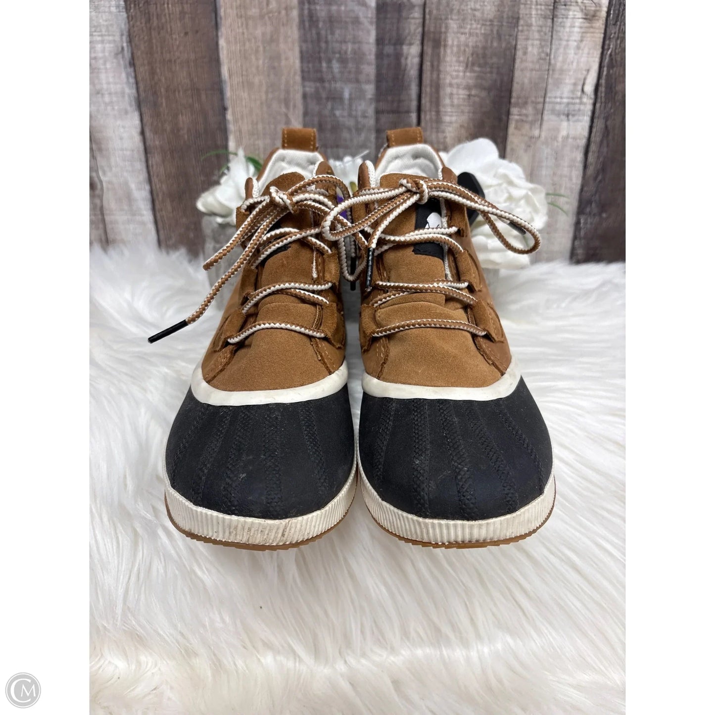 Boots Ankle Flats By Sorel In Brown, Size: 7.5