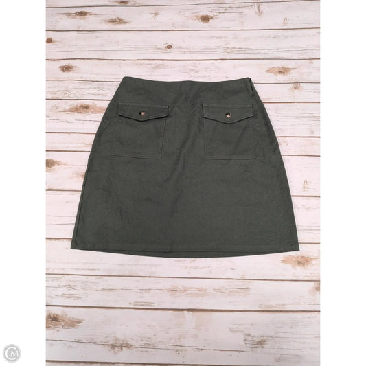 Skirt Mini & Short By Loft In Green, Size: 6