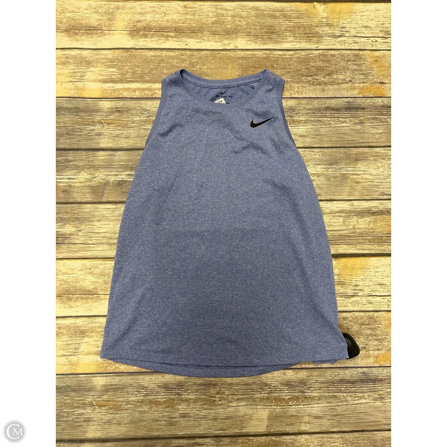 Athletic Tank Top By Nike In Blue, Size: M