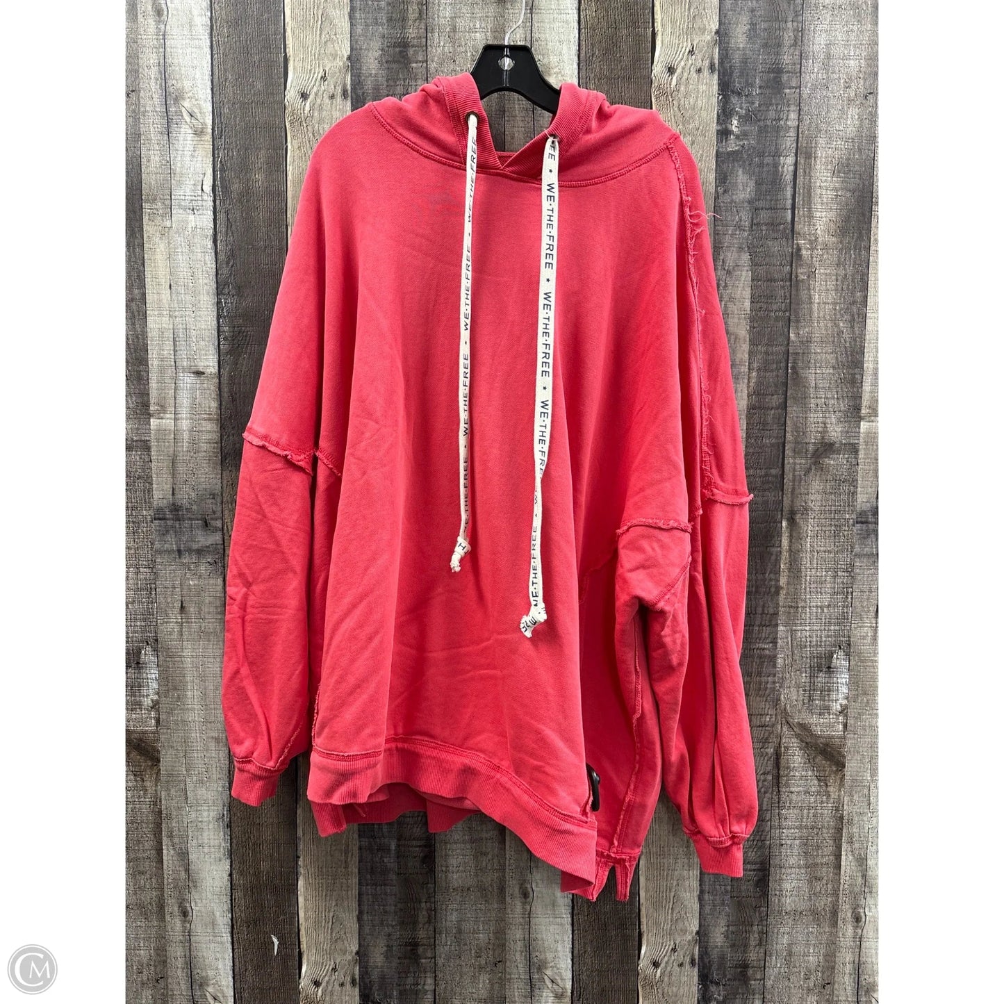 Sweatshirt Hoodie By We The Free In Red, Size: M