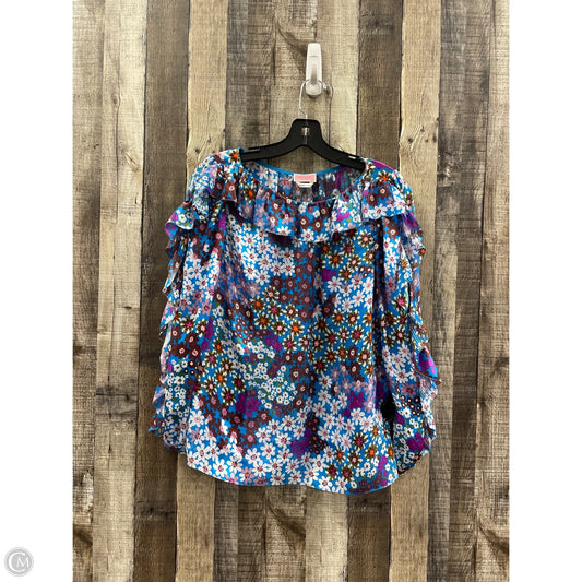 Top Long Sleeve Designer By Kate Spade In Multi-colored, Size: Xs