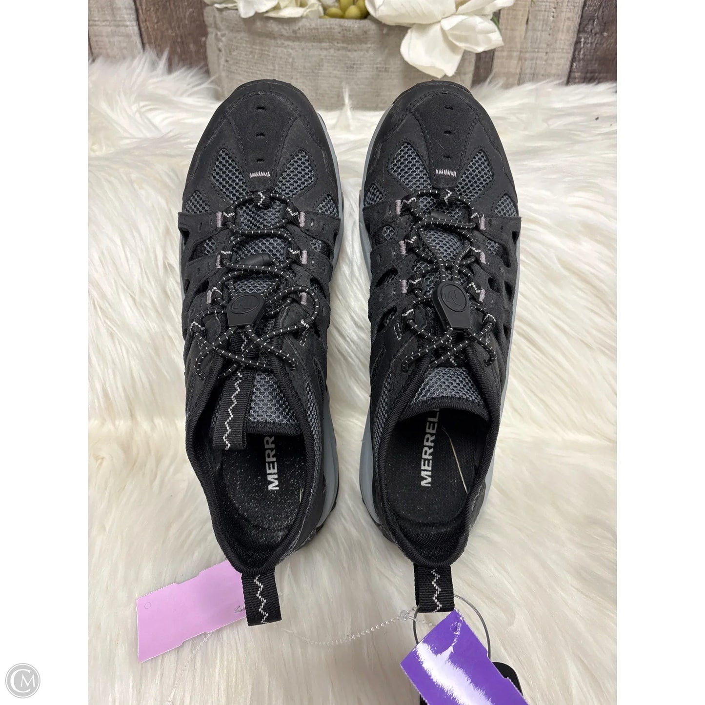 Shoes Flats By Merrell In Black, Size: 8.5