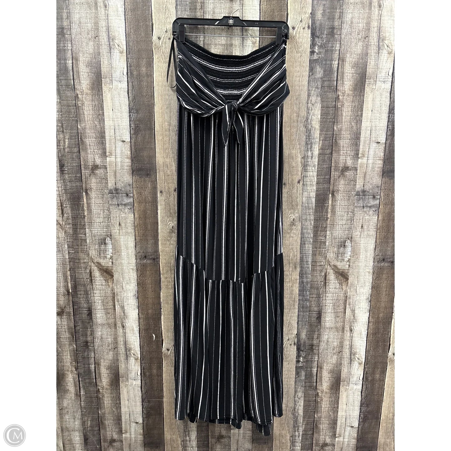 Dress Casual Maxi By Loft In Black & White, Size: M