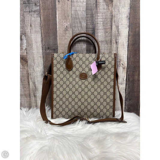 Tote Luxury Designer By Gucci, Size: Large