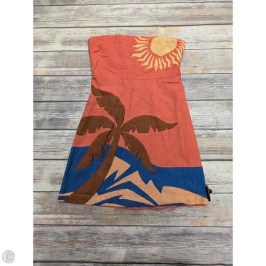 Dress Casual Short By Billabong In Orange, Size: M