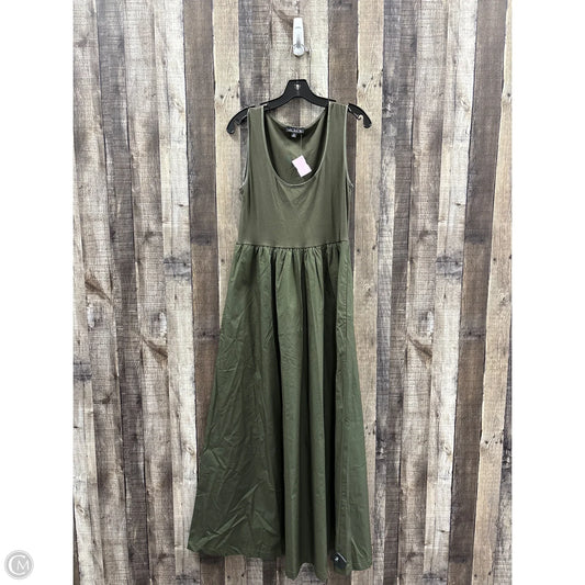 Dress Casual Maxi By J. Crew In Green, Size: M