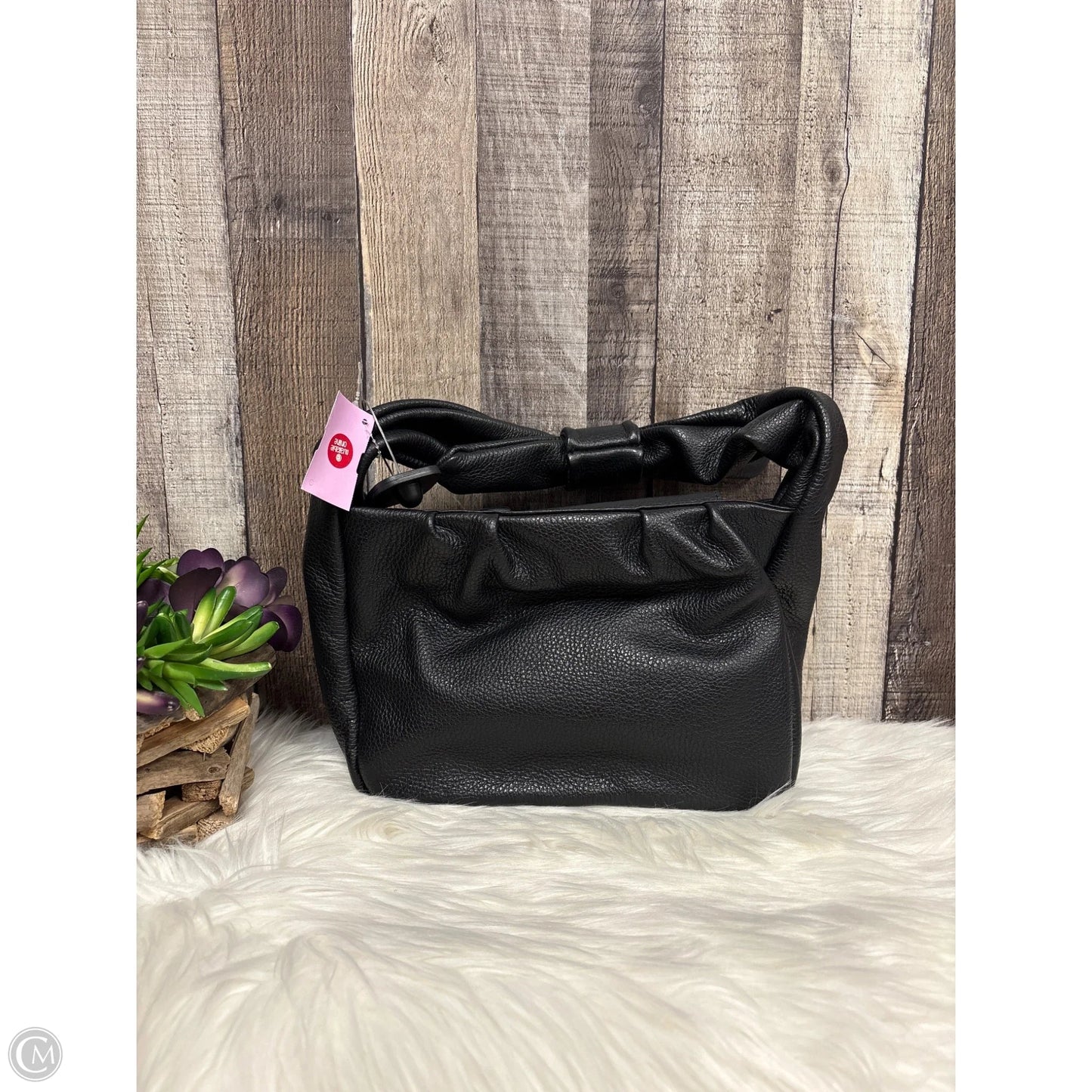 Handbag Leather By Cme, Size: Medium