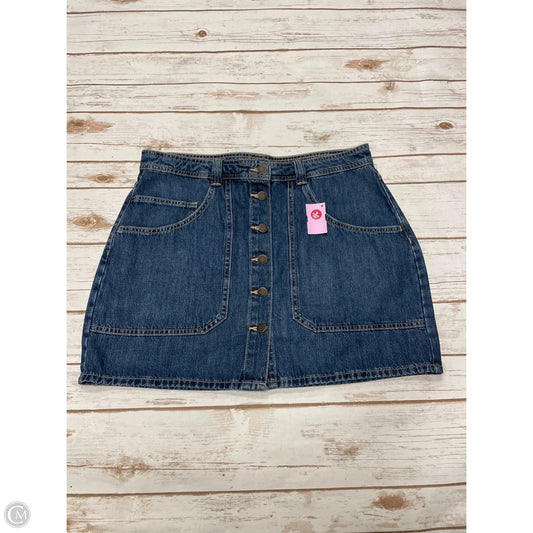 Skirt Mini & Short By Old Navy In Blue Denim, Size: 12