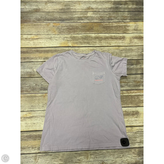 Top Short Sleeve By Vineyard Vines In Purple, Size: M