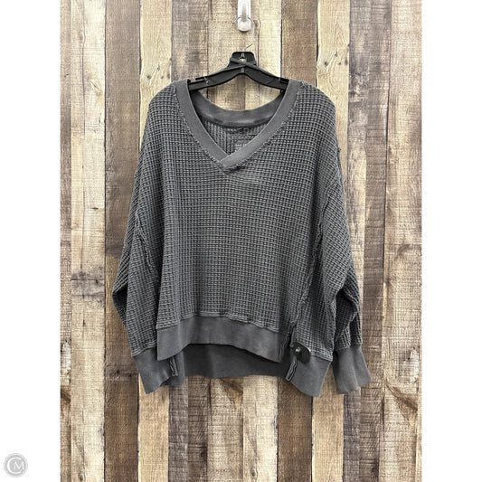 Sweatshirt Crewneck By American Eagle In Grey, Size: M