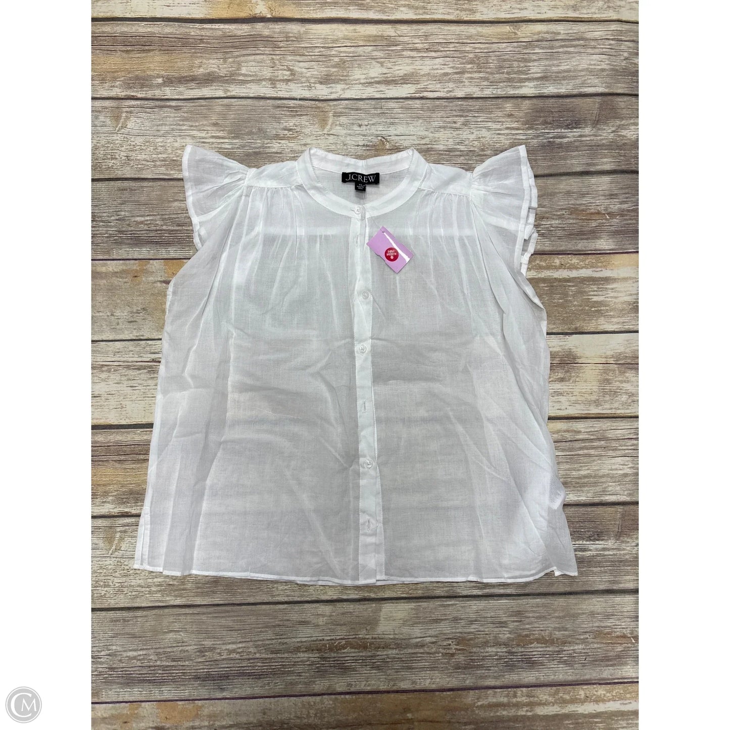 Top Sleeveless By J. Crew In White, Size: Xs