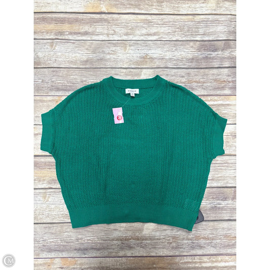 Sweater Short Sleeve By Evereve In Green, Size: Xs