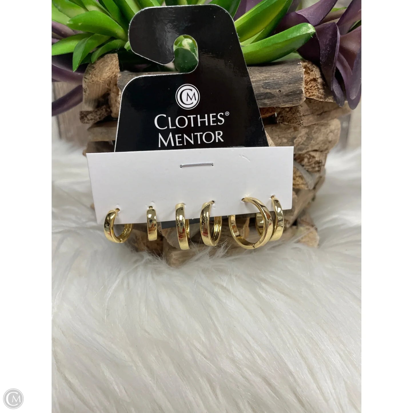 Earrings Hoop By Bp, Size: 03 Piece Set