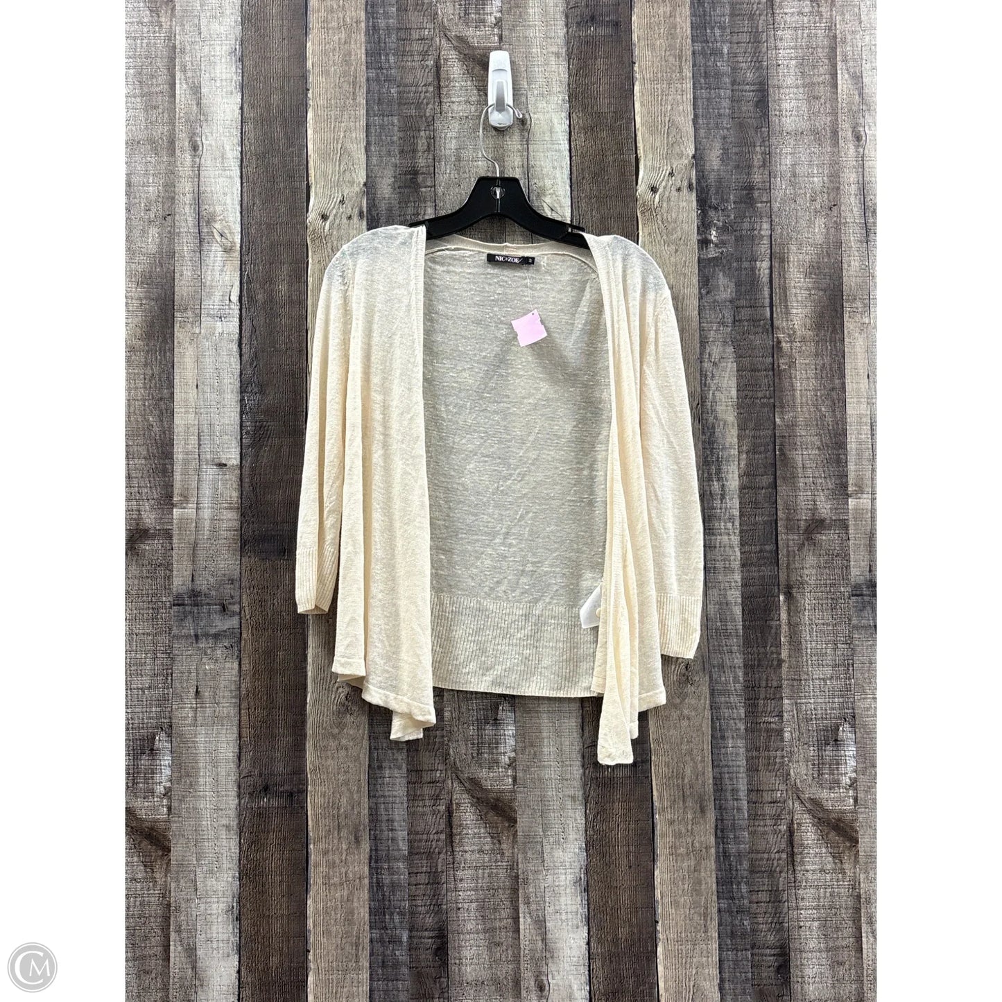 Cardigan By Nic + Zoe In Cream, Size: S