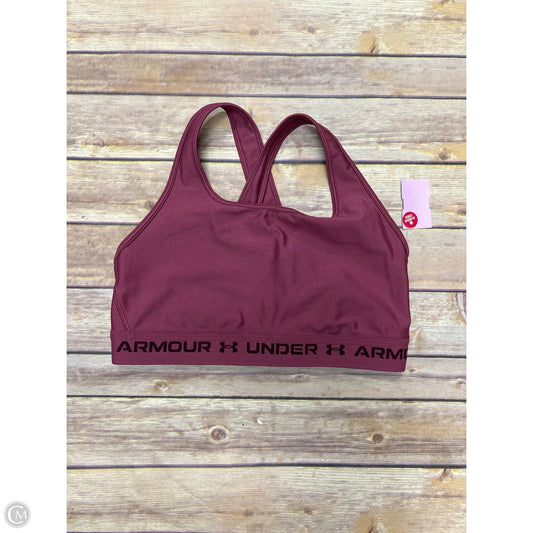 Athletic Bra By Under Armour In Pink, Size: L
