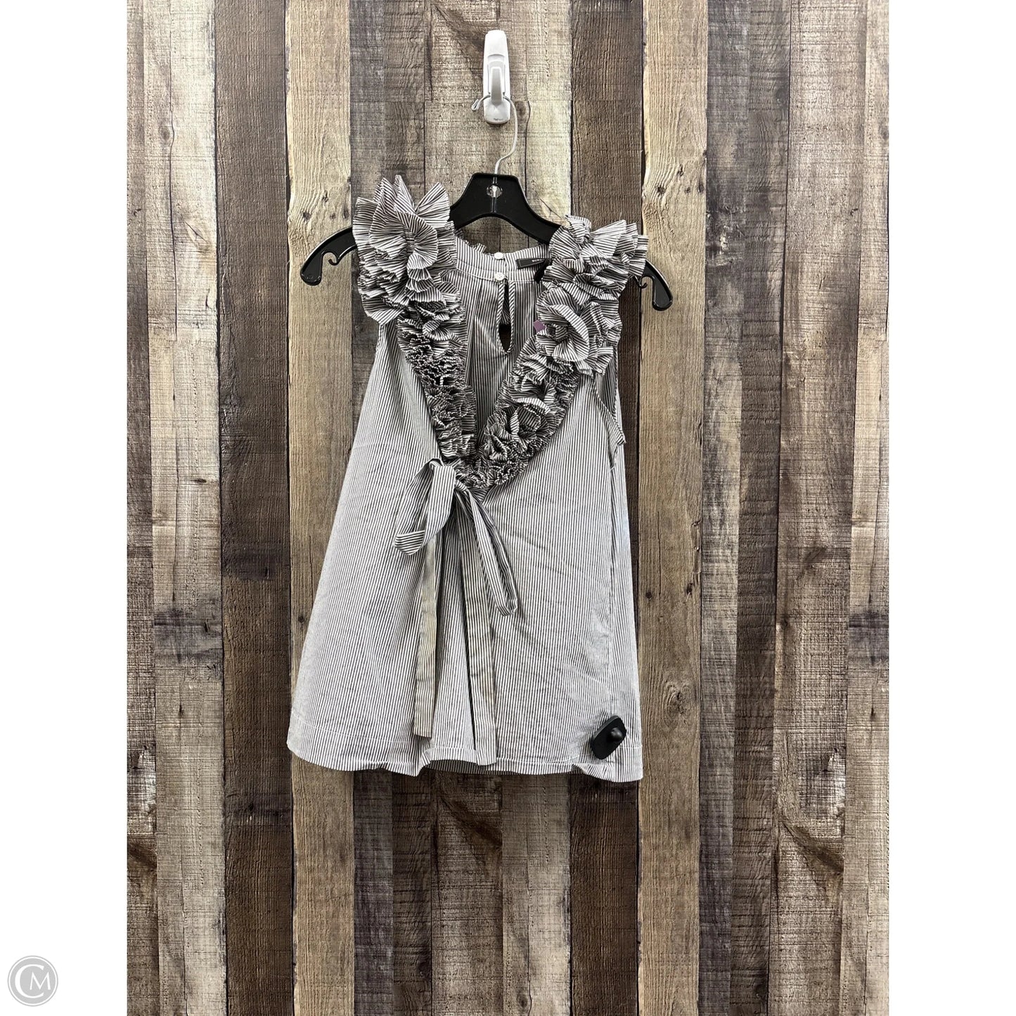 Top Sleeveless By Bcbgmaxazria In Striped Pattern, Size: S