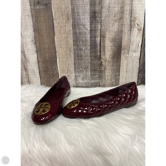 Shoes Designer By Tory Burch In Maroon, Size: 7