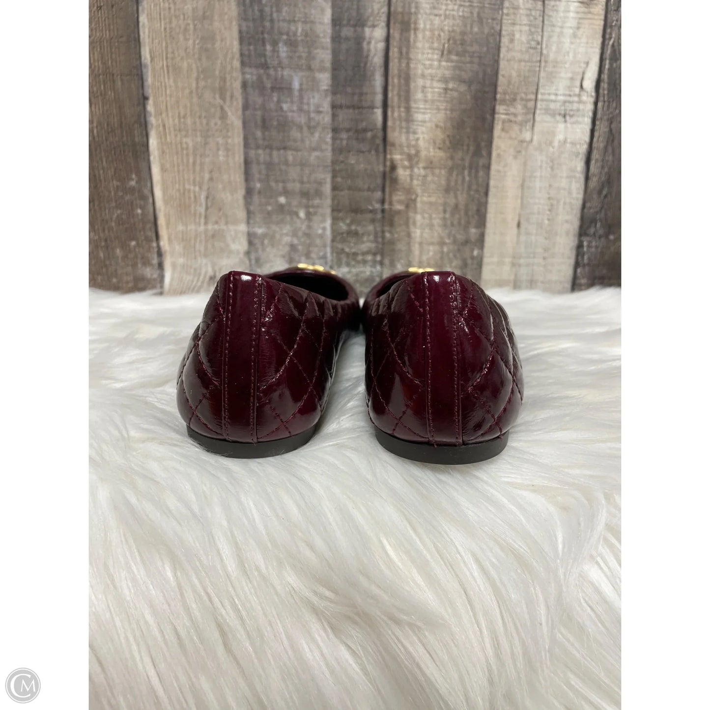 Shoes Designer By Tory Burch In Maroon, Size: 7