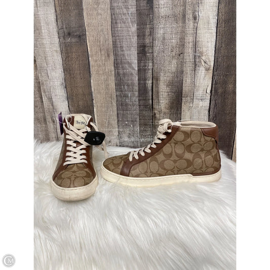 Shoes Designer By Coach In Brown, Size: 8.5