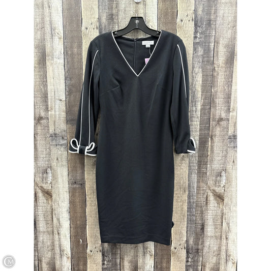 Dress Casual Midi By Calvin Klein In Black, Size: Xs
