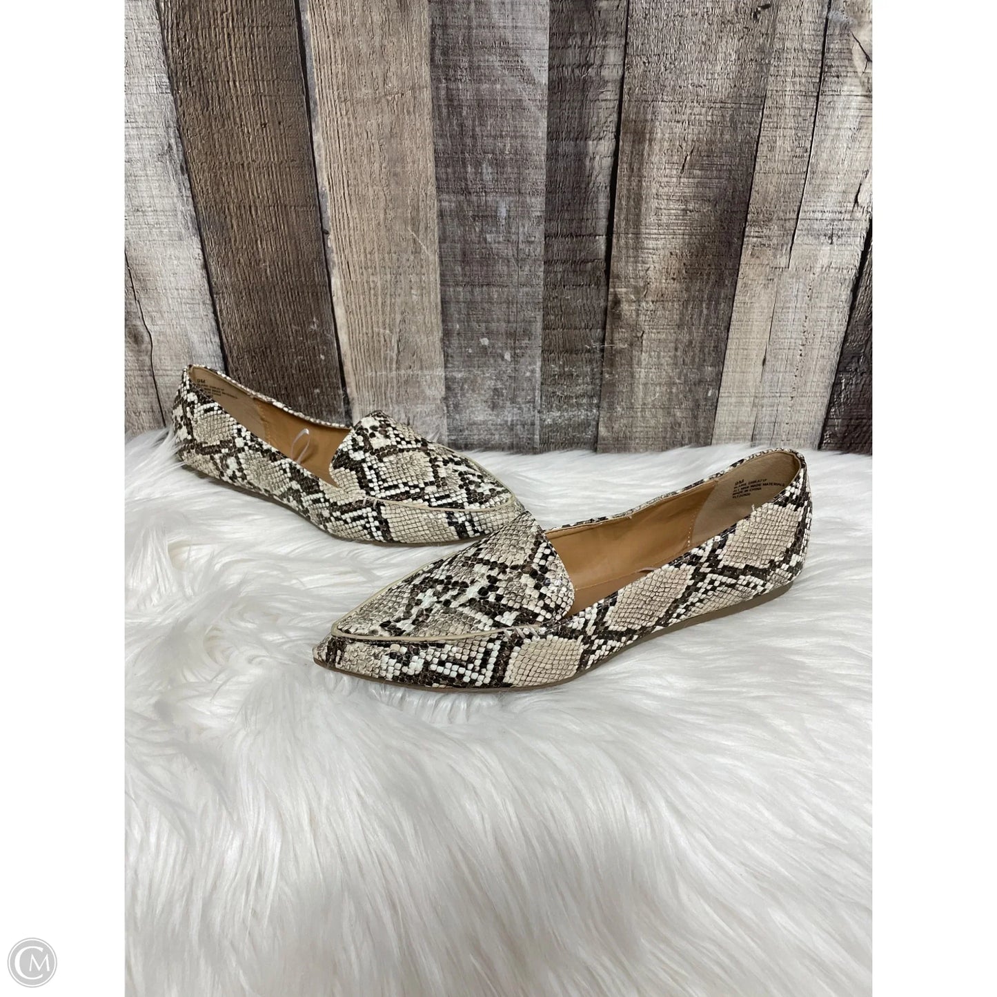 Shoes Flats By Esprit In Snakeskin Print, Size: 9