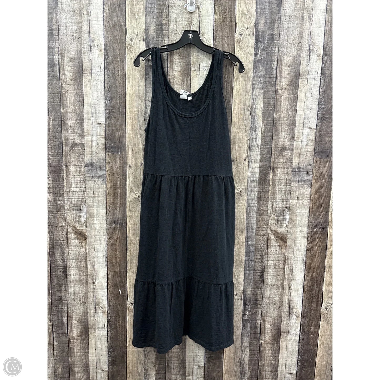 Dress Casual Midi By Gap In Black, Size: L