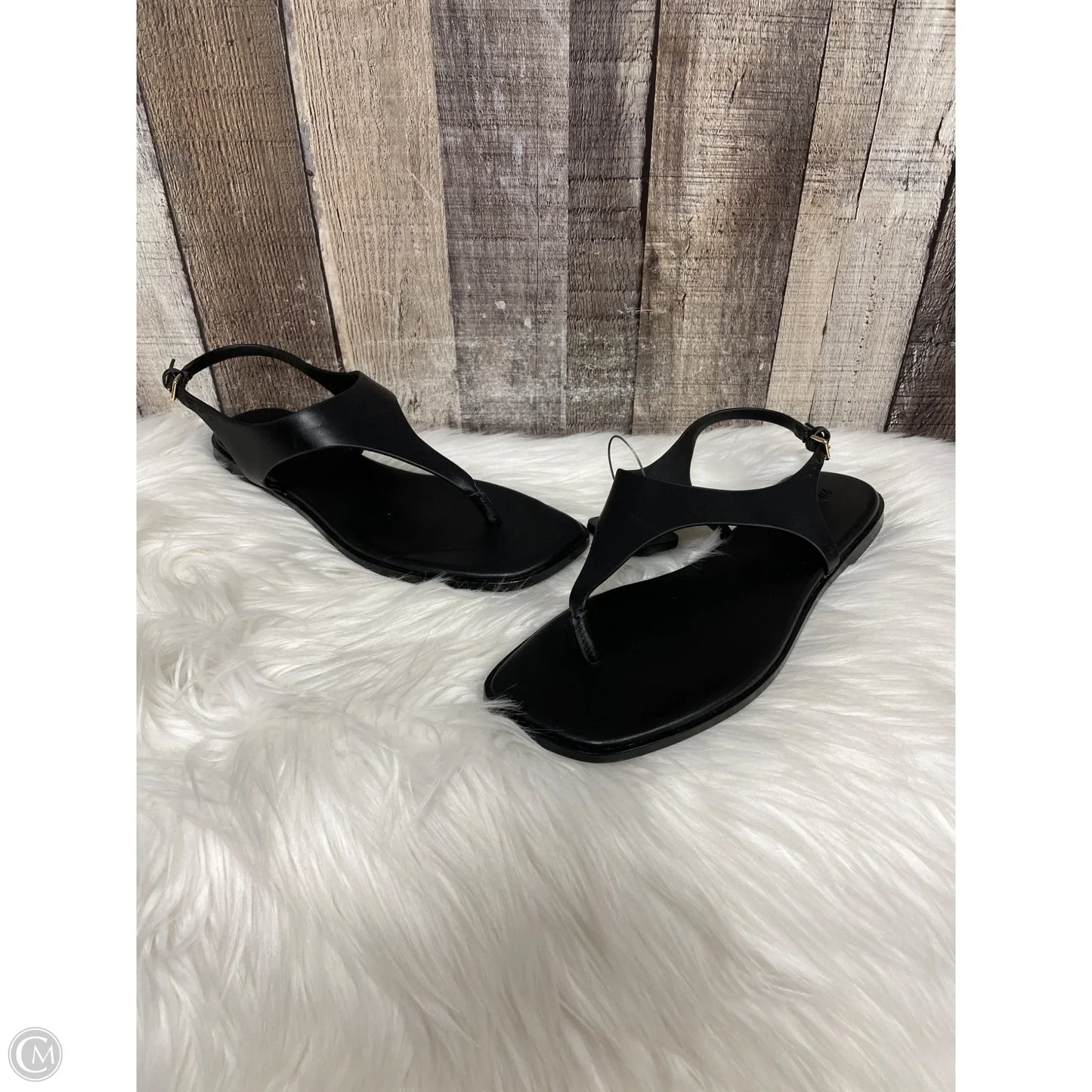 Sandals Flats By Madewell In Black, Size: 8