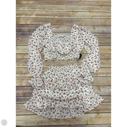 Skirt Set 2pc By Altard State In Floral Print, Size: Xs