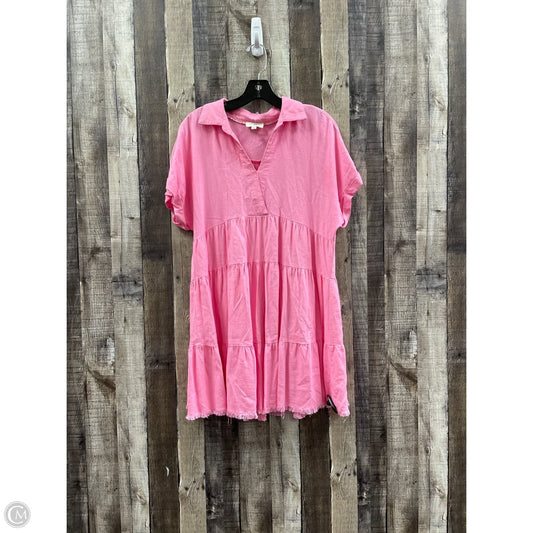 Dress Casual Short By Umgee In Pink, Size: S