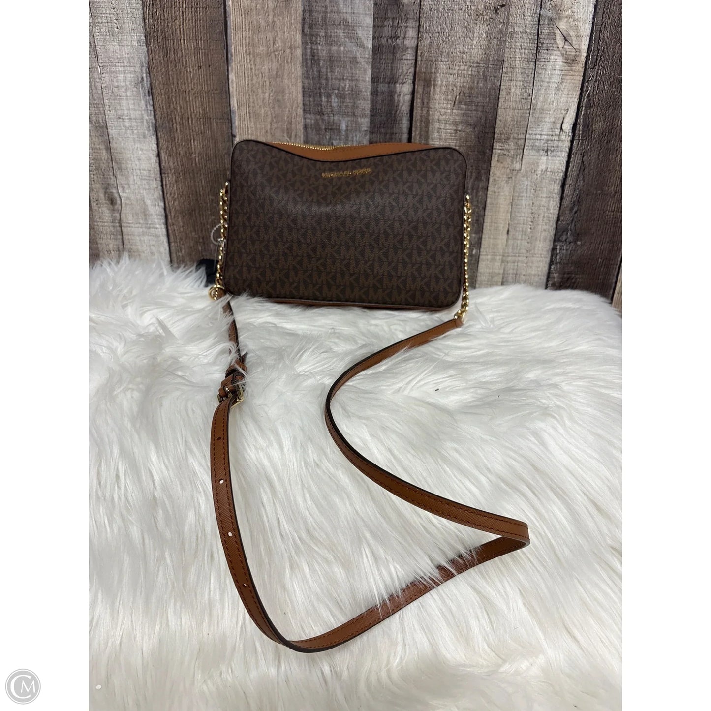 Crossbody Designer By Michael Kors, Size: Medium