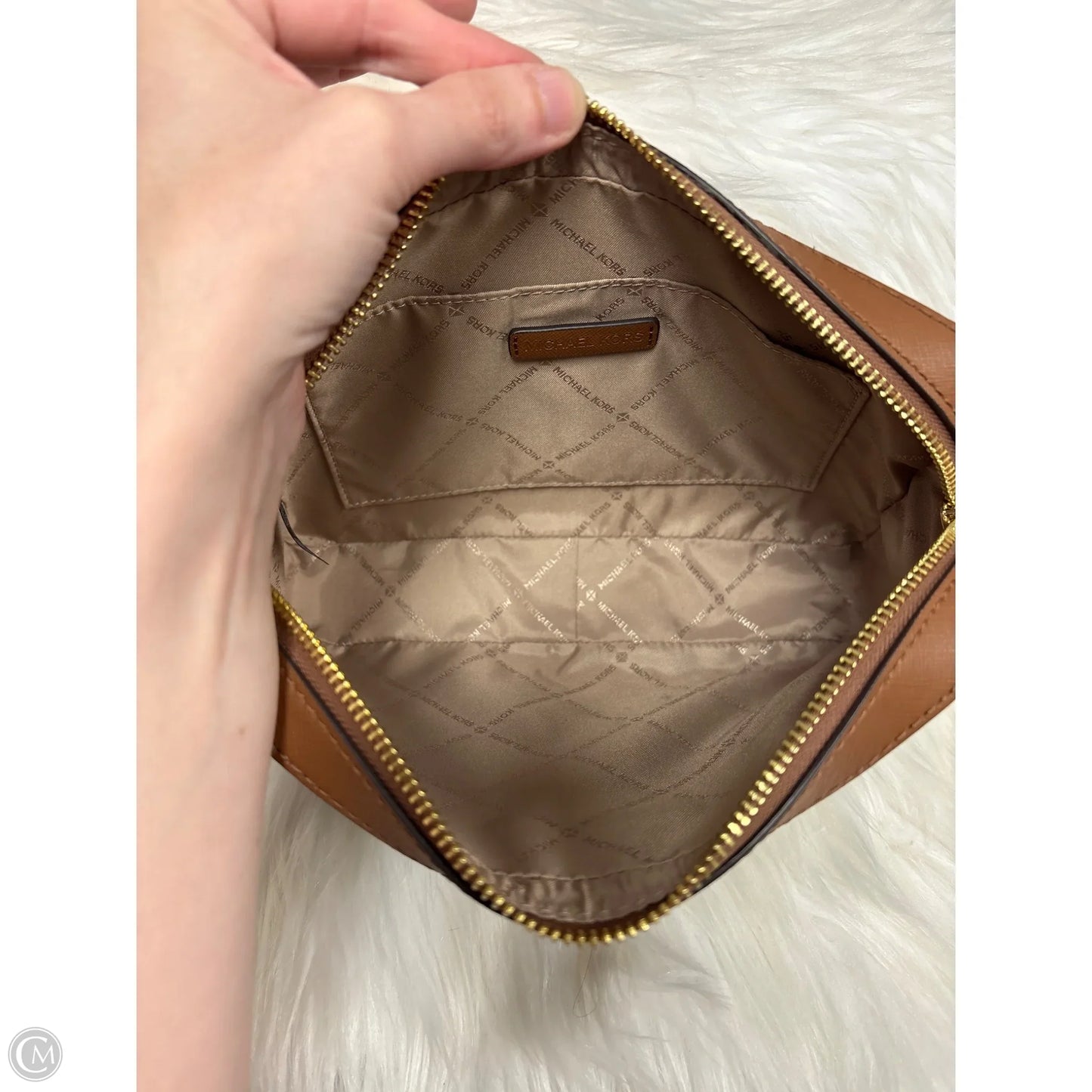 Crossbody Designer By Michael Kors, Size: Medium