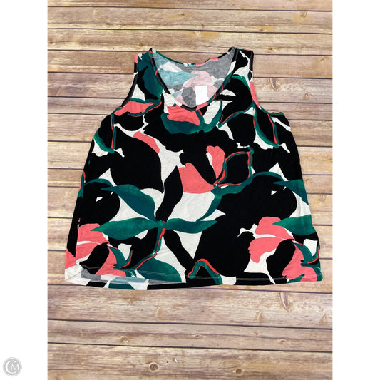 Tank Top By Nine West In Multi-colored, Size: Xl