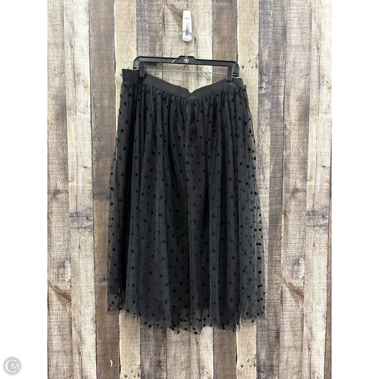 Skirt Maxi By Isaac Mizrahi Live Qvc In Black, Size: 18