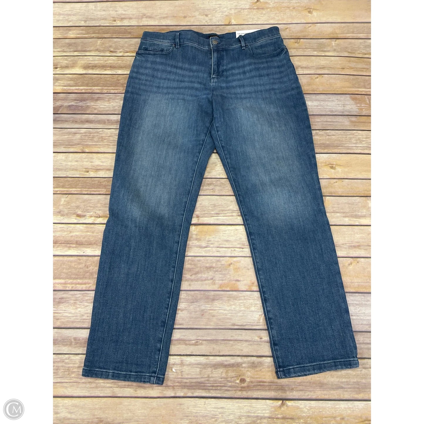 Jeans Boyfriend By Ann Taylor In Blue Denim, Size: 10
