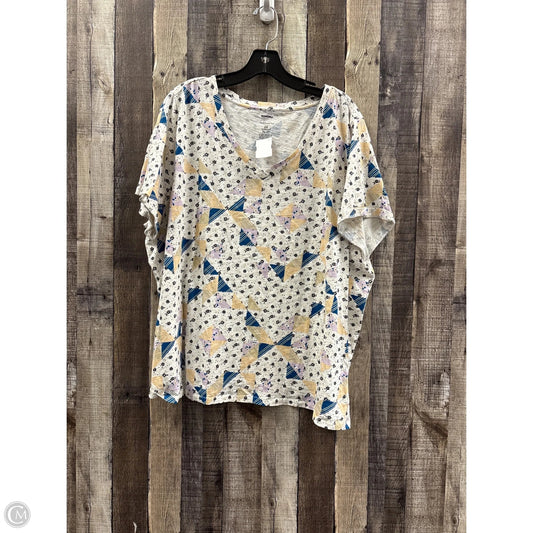 Top Short Sleeve By Sonoma In Multi-colored, Size: 2x