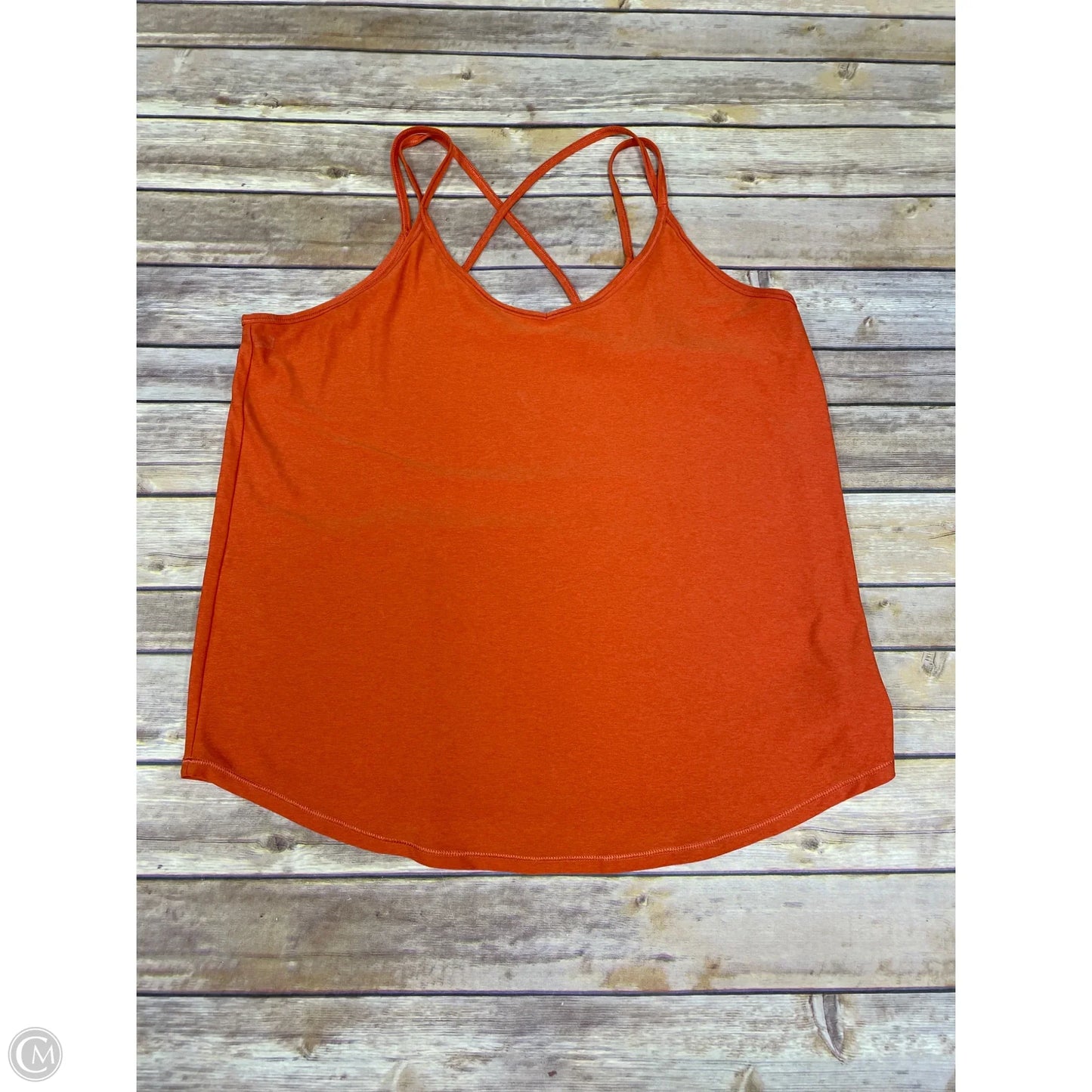 Athletic Tank Top By Dsg Outerwear In Orange, Size: M