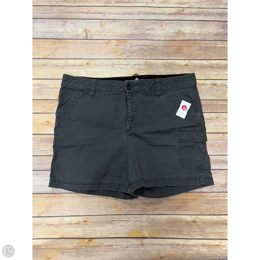 Shorts By Eddie Bauer In Grey, Size: 16