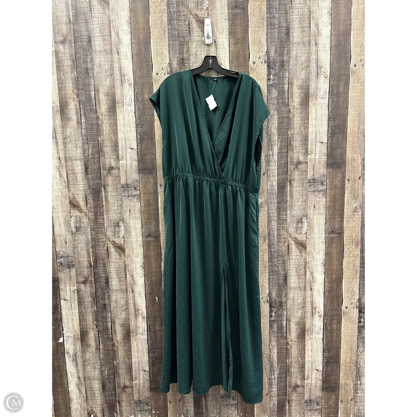 Dress Casual Maxi By Cmf In Green, Size: 3x