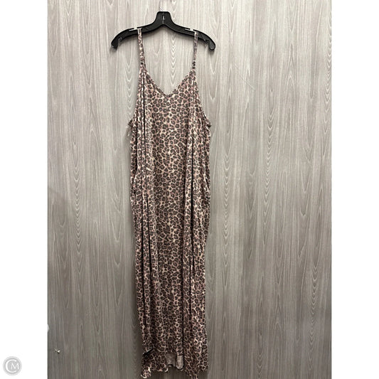 Dress Casual Maxi By Zenana In Animal Print, Size: 3x