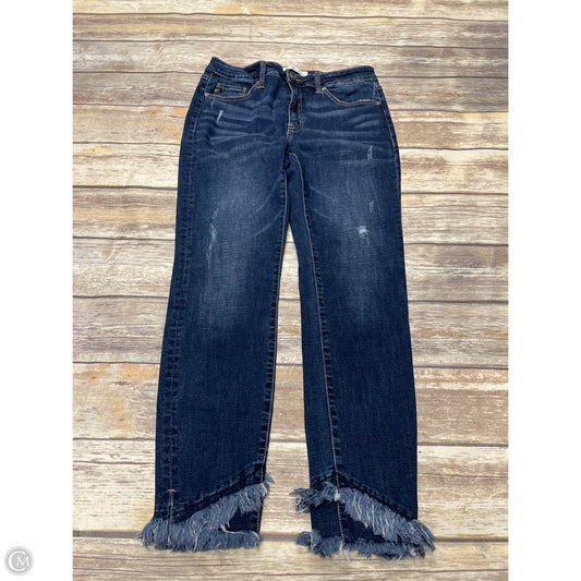 Jeans Skinny By Kancan In Blue Denim, Size: 10