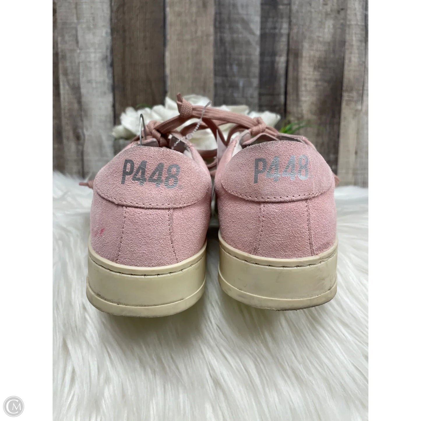 Shoes Sneakers By P448 In Pink, Size: 8
