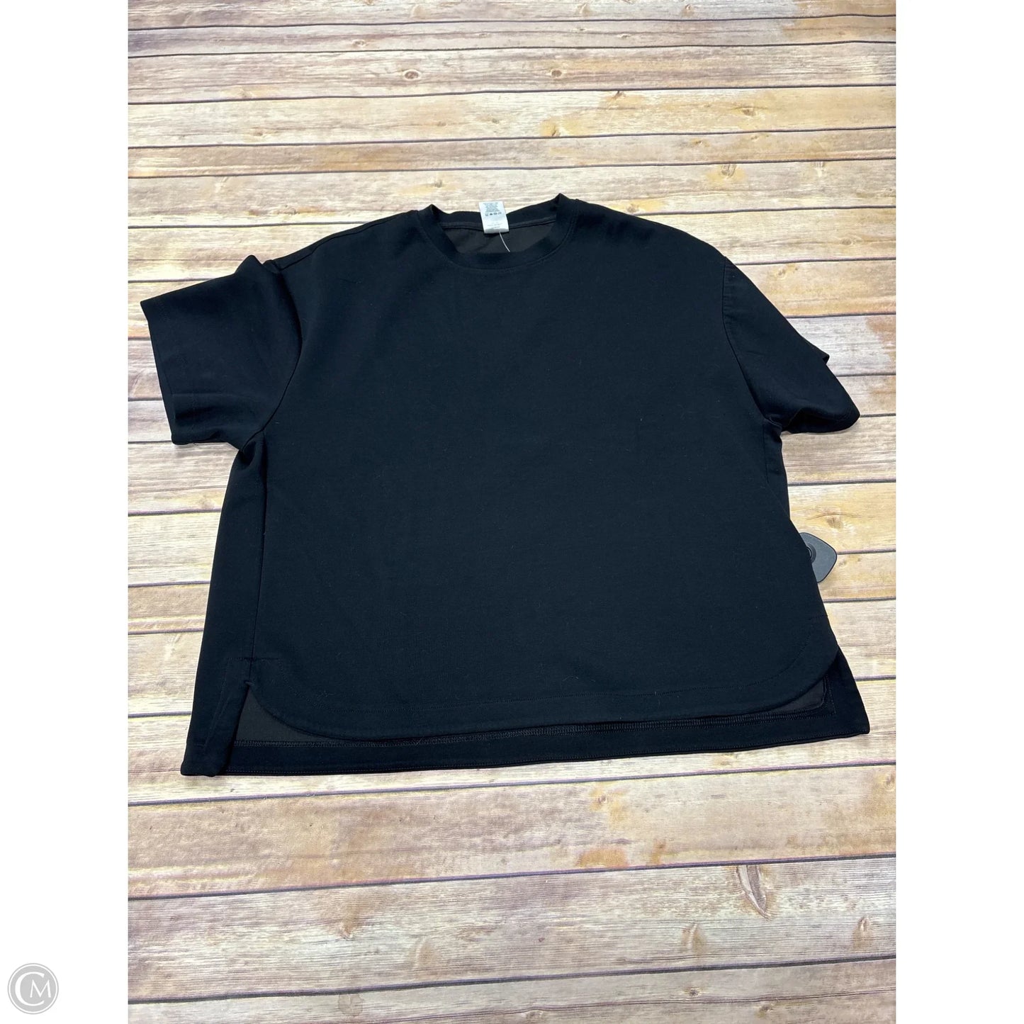 Top Short Sleeve By Members Mark In Black, Size: Xl