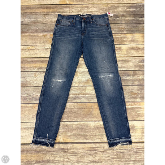 Jeans Skinny By Madewell In Blue Denim, Size: 12