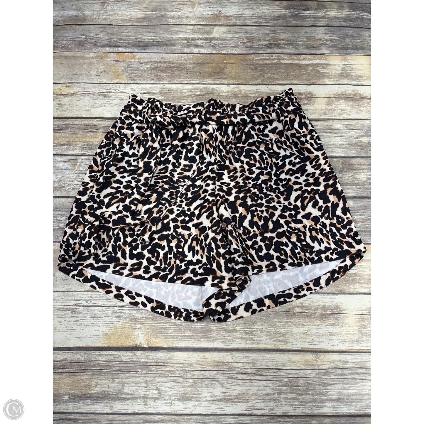 Shorts By Eloquii In Animal Print, Size: 16